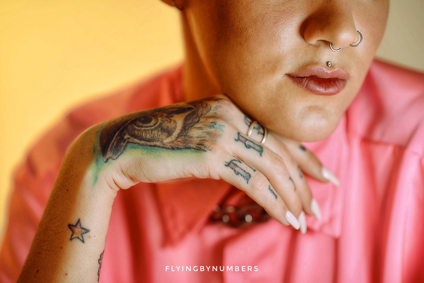 Flight attendant piercings and tattoos