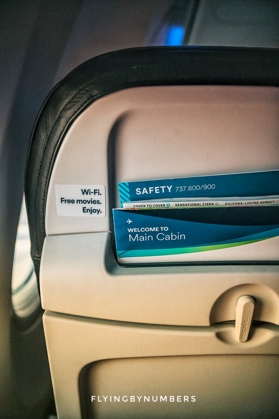 Safety cards from a Boeing 737 800/900