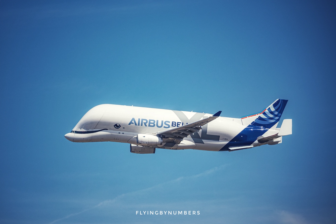 Newest airbus beluga XL cargo aircraft based on the A330