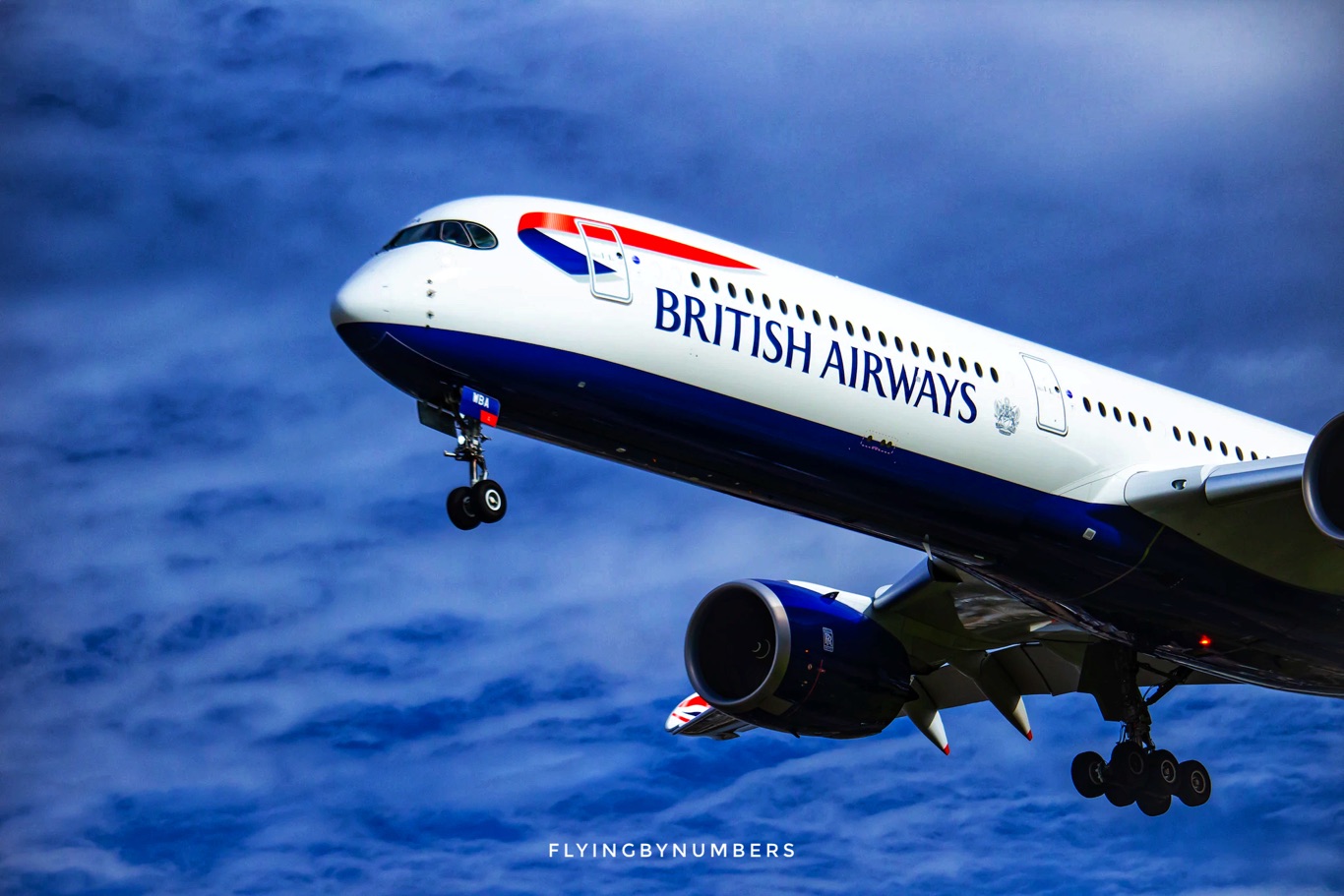 British airways A350 landing