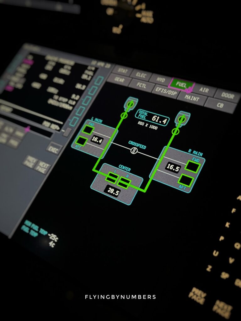 Modern avionics showing systems display in new Boeing 787 Dreamliner